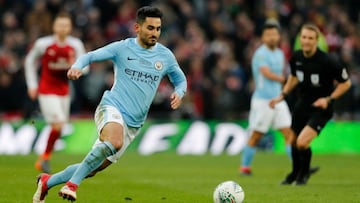 Ilkay Gündoğan, contra el Arsenal.