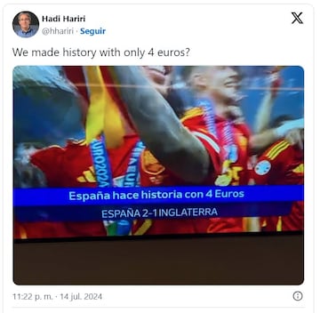 Los mejores memes de la final entre España e Inglaterra