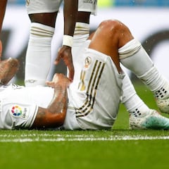 Otro revés para Zidane: Marcelo es baja ante el PSG