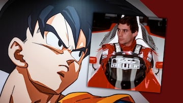 Ayrton Senna y Dragon Ball