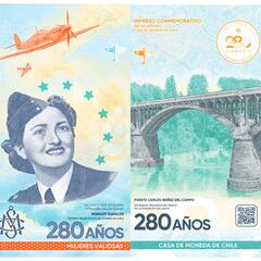 Así es el billete conmemorativo de Margot Duhalde: quién fue y cómo obtener una copia gratis