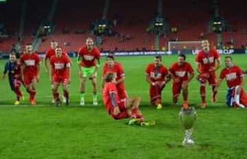 Bayern de Munich - Chelsea. Los bávaros campeones de la Supercopa.