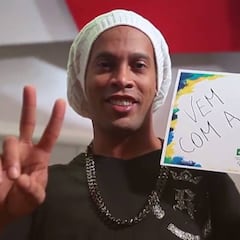 Ronaldinho canta en apoyo a los atletas Paralímpicos de Brasil