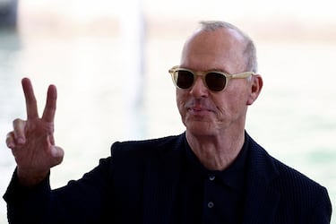 Michael Keaton durante el Festival Internacional de Cine de Venecia celebrado en el Lido de Venecia.