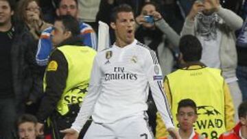 Cristiano Ronaldo celebra un gol.