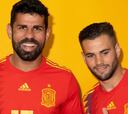 Nacho contra Cristiano Ronaldo
y Diego Costa en punta