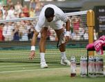 What punishment did Novak Djokovic get for smashing his racket in Wimbledon final?