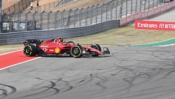 Carlos Sainz (Ferrari F1-75). Austin, Estados Unidos. F1 2022.