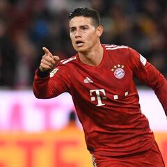 La evolución de James en Bayern: Más determinante en el área