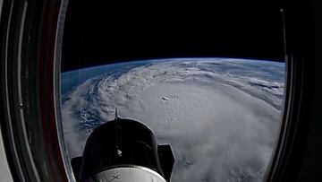 La increíble toma del huracán Milton visto desde el espacio