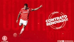 Guerrero renueva con Internacional hasta 2021
