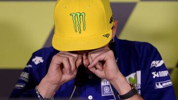 Valentino Rossi se mostró afectado por la muerte de Salom.