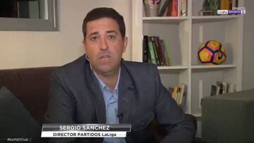 Sergio Sánchez, director de partidos de LaLiga.
