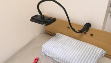 El accesorio definitivo para jugar a Switch en la cama