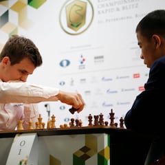 Dubov, nuevo rey del ajedrez rápido; Carlsen se quedó a 0,5