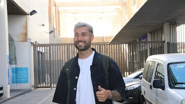 Álex Pastor, en La Rosaleda.