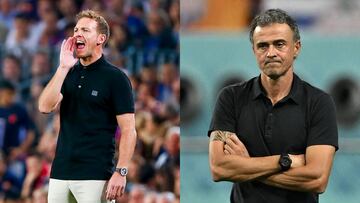 Julian Nagelsmann y Luis Enrique, candidatos al banquillo del Chelsea.