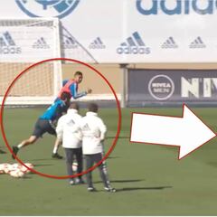 El lento esprint de Isco delante de Zidane: Casemiro le sacó un metro en sólo 5 de carrera