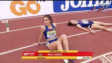 T¨ªtulo de Marta Garc¨ªa en 3.000 y marr¨®n para el seleccionador