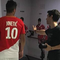 Filtran una foto de Jovetic con el Mónaco y el '10' de Mbappé...