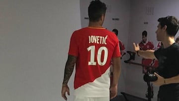 Jovetic con el M&oacute;naco. 