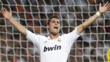 BRUTAL. El delantero portugués mantiene unas cifras goleadoras de vértigo desde su llegada al conjunto blanco.