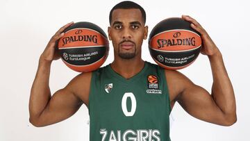 Brandon Davies, p&iacute;vot del Zalgiris Kaunas pretendido por el Madrid.