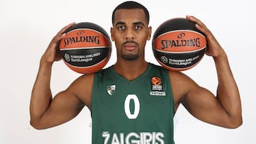 Brandon Davies, pívot del Zalgiris Kaunas pretendido por el Madrid.