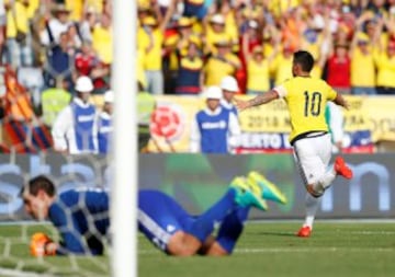 James, sinónimo de gol y alegría en El Metropolitano