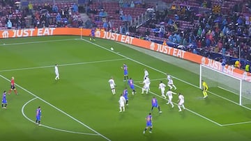 El 'revolucionario' invento de Xavi en un córner del Barcelona