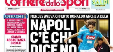 Corriere dello Sport: el Nápoles dijo 'no' a Cristiano Ronaldo