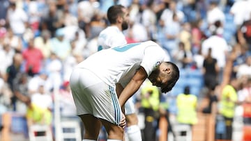 Asensio, al acabar el encuentro ante el Levante.