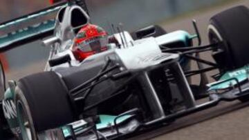 BUENAS SENSACIONES. Schumacher volvió a tener buen feeling con su monoplaza, muy rápido en la clasificación pero menos consistente en carrera.