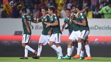 Foto de acci&oacute;n durante el partido Morelia vs Guadalajara correspondiente a la jornada 13 de la Liga Bancomer BBVA Torneo Clausura 2018 en el Estadio Morelos.