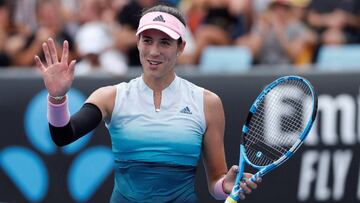 Notable inicio de Muguruza con un 89% de acierto en la red