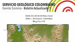 Temblor en Antioquia: magnitud, zonas afectadas y por qué se escucho un fuerte ruido