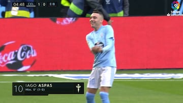 Hat-trick de Aspas de delantero cumbre: el segundo es bestial