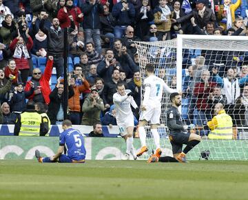 Bale celebra el 2-0.