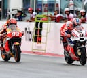 Petrucci valoró dejarse pasar por Dovizioso en la vuelta final