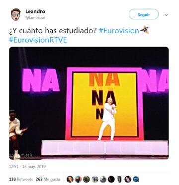 Los mejores memes de la gala de Eurovisión
