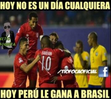 Los memes más divertidos de la polémica eliminación de Brasil ante Perú