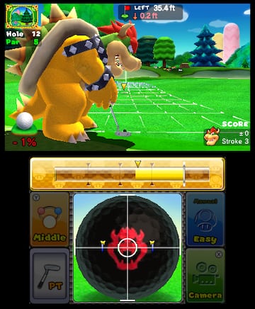 Captura de pantalla - Mario Golf World Tour (3DS)