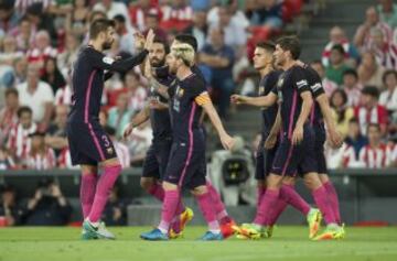 Athletic de Bilbao-Barcelona en imágenes