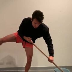 Innovador entreno de Rigo: Fortaleza de piernas y equilibrio