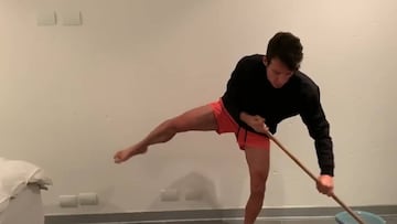 Innovador entreno de Rigo: Fortaleza de piernas y equilibrio