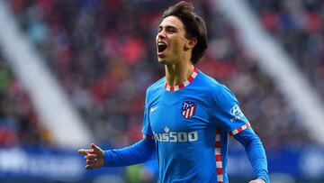 Jo&atilde;o F&eacute;lix celebra su gol en el Osasuna-Atl&eacute;tico