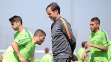 Massimiliano Allegri, en un entrenamiento en la Ciudad Deportiva de la Juve.