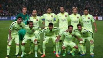 Xavi, en el once titular.