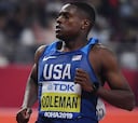 Coleman se pone a otro nivel en semifinales de 100 con 9.88