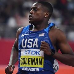 Coleman se pone a otro nivel en semifinales de 100 con 9.88